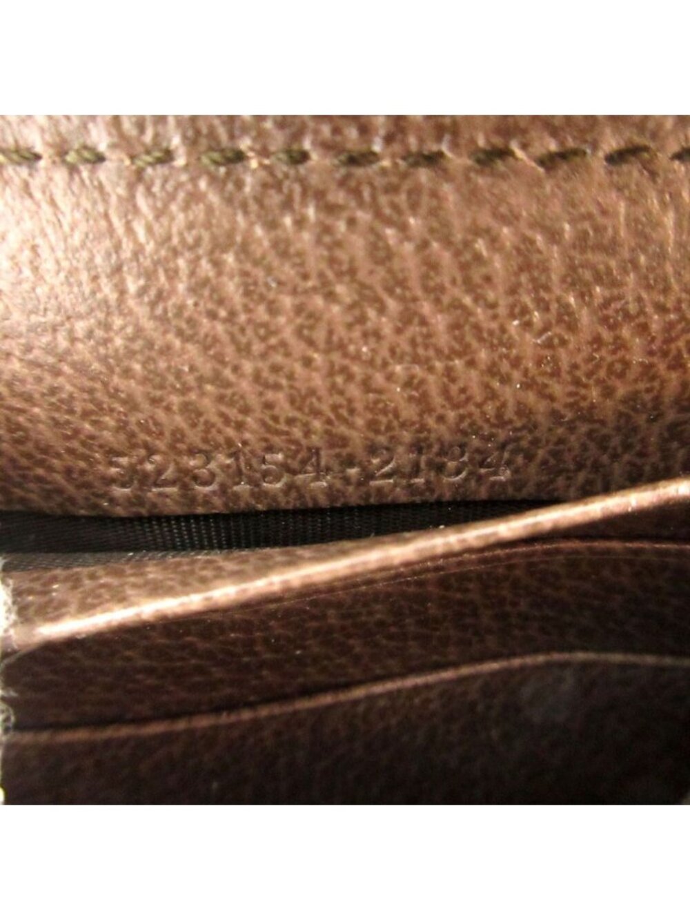 Gucci GG Supreme Zip Around Wallet Ophidia Brown - Picture 7 of 8